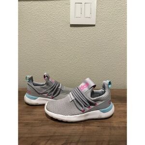 ADIDAS Lite Racer Adapt 3.0 Halo Silver Hazy Sky Girl Sneakers Size 1